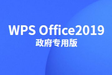 WPS Office2019某政府专用版