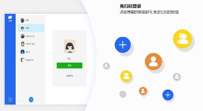 免扫码登陆，统一窗口，一键切换，多聊微信多开软件